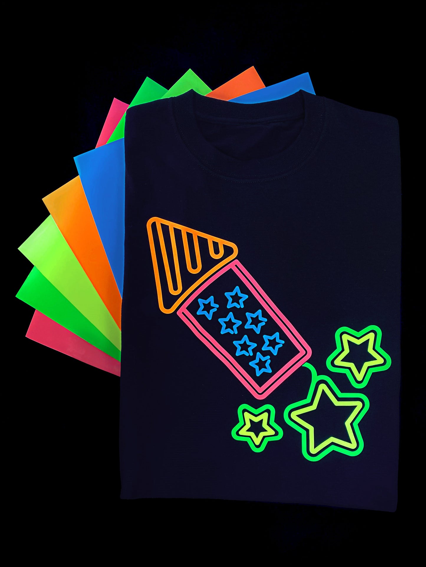12" Siser Easy Glow Neon Green Heat Transfer Vinyl (HTV)