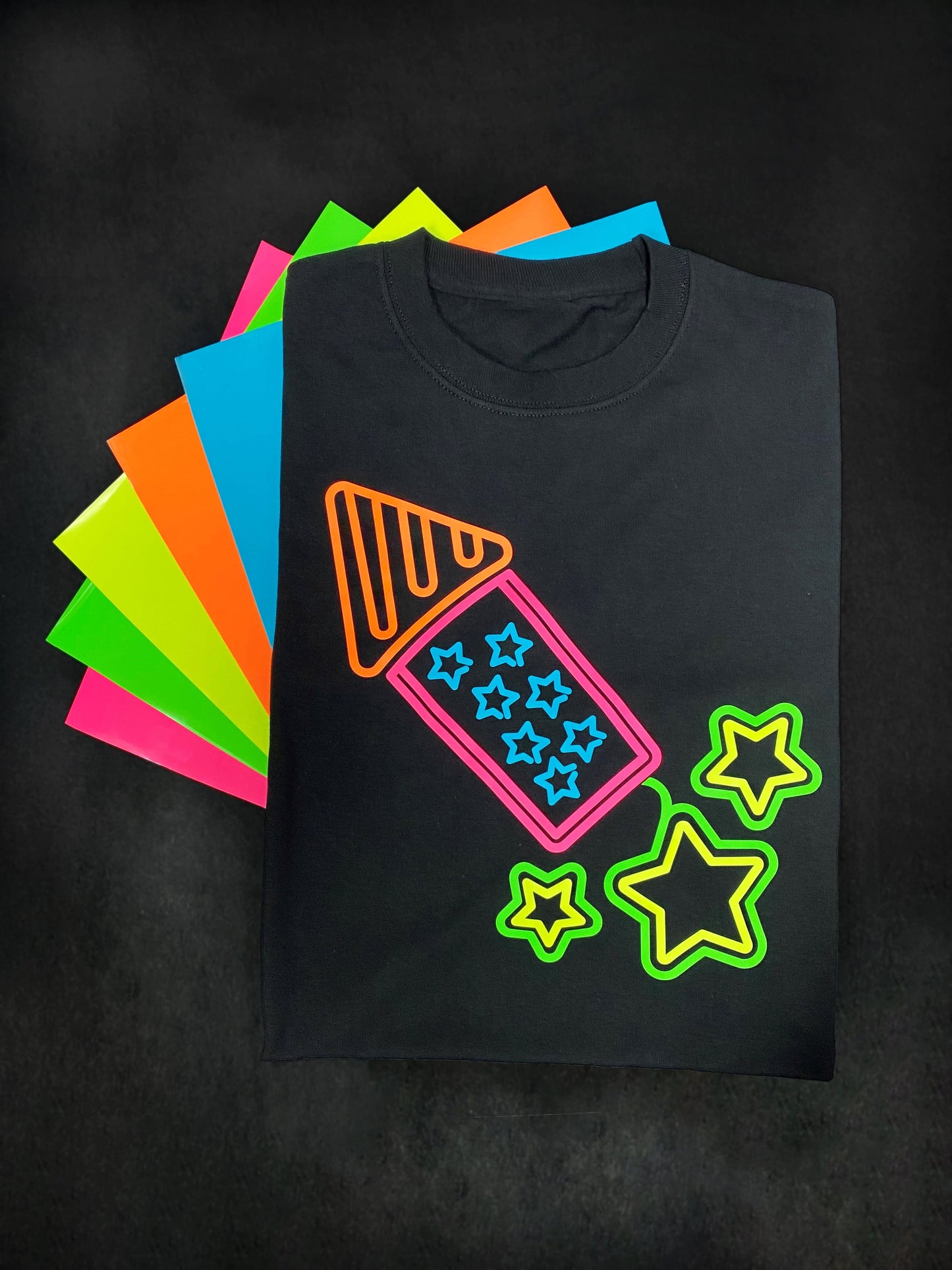12" Siser Easy Glow Neon Green Heat Transfer Vinyl (HTV)