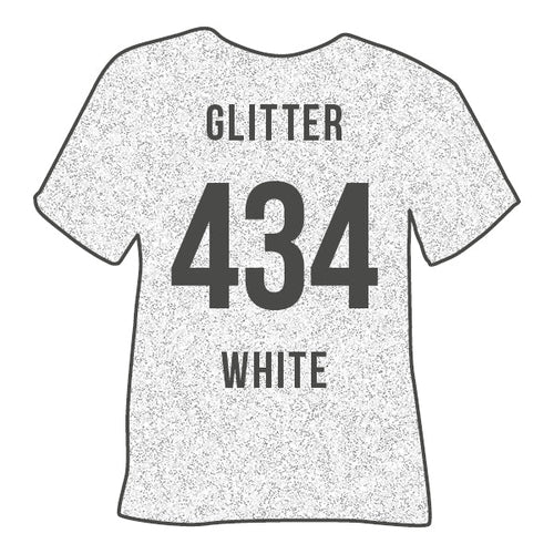 434 White POLI-FLEX® IMAGE GLITTER HTV