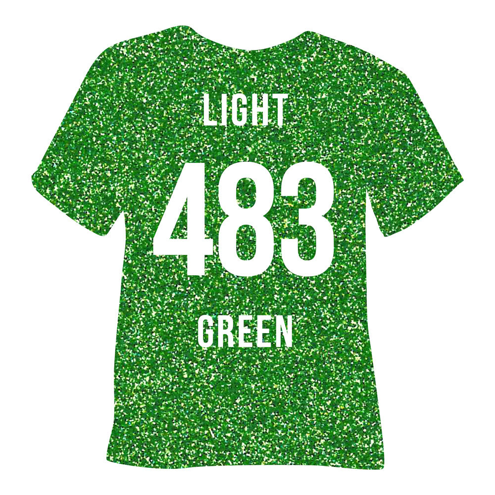483 Light Green POLI-FLEX® PEARL GLITTER HTV