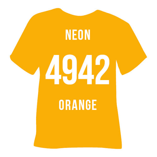 4942 Neon Orange ThermoFlex Plus HTV (Poli-Flex Turbo)