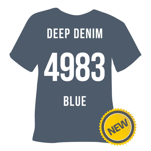 4983 Deep Denim Blue ThermoFlex Plus HTV (Poli-Flex Turbo)