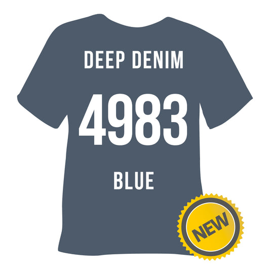 4983 Deep Denim Blue ThermoFlex Plus HTV (Poli-Flex Turbo)