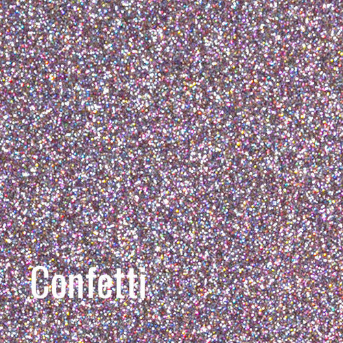12" Confetti - Siser Glitter Heat Transfer Vinyl (HTV)