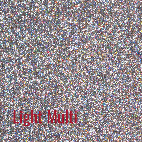 12" Light Multi - Siser Glitter Heat Transfer Vinyl (HTV)