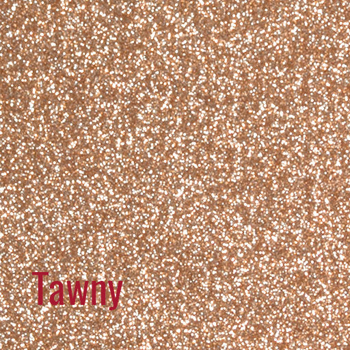 12" Tawny - Siser Glitter Heat Transfer Vinyl (HTV)
