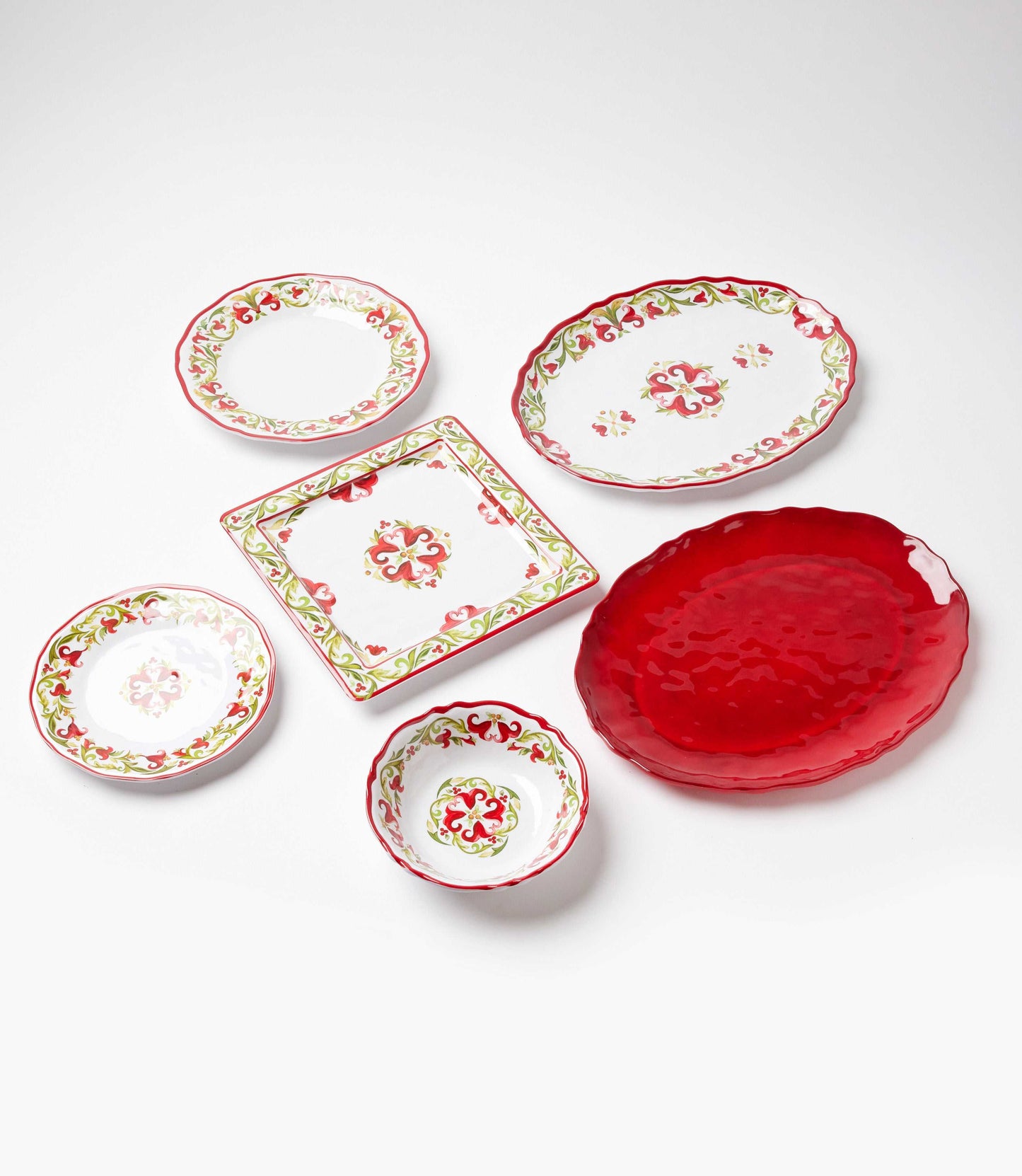 Melamine Roma Salad Plate