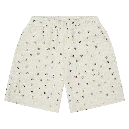 Beaded Short | White