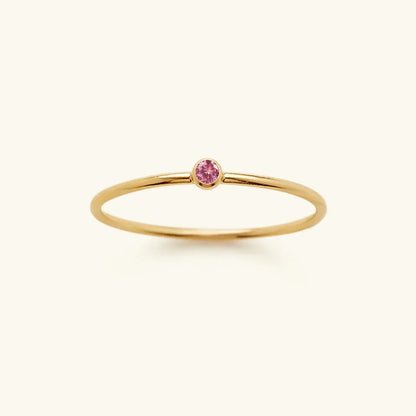 Amelia Birthstone Stacker Ring