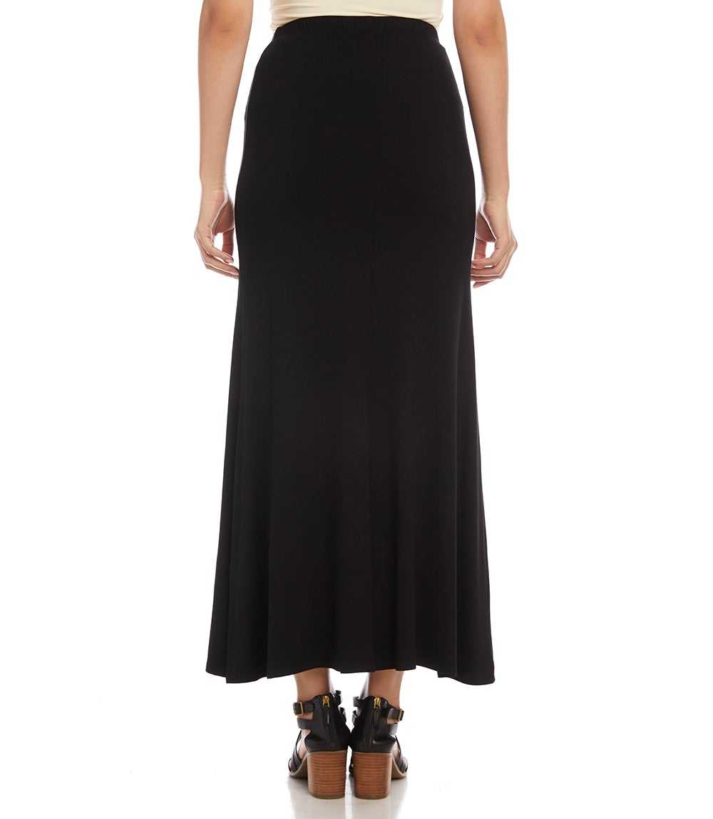Pull On Maxi Flare Skirt