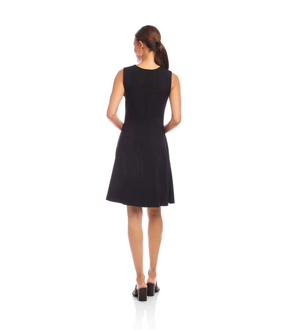 Sleeveless Fit and Flare Dress