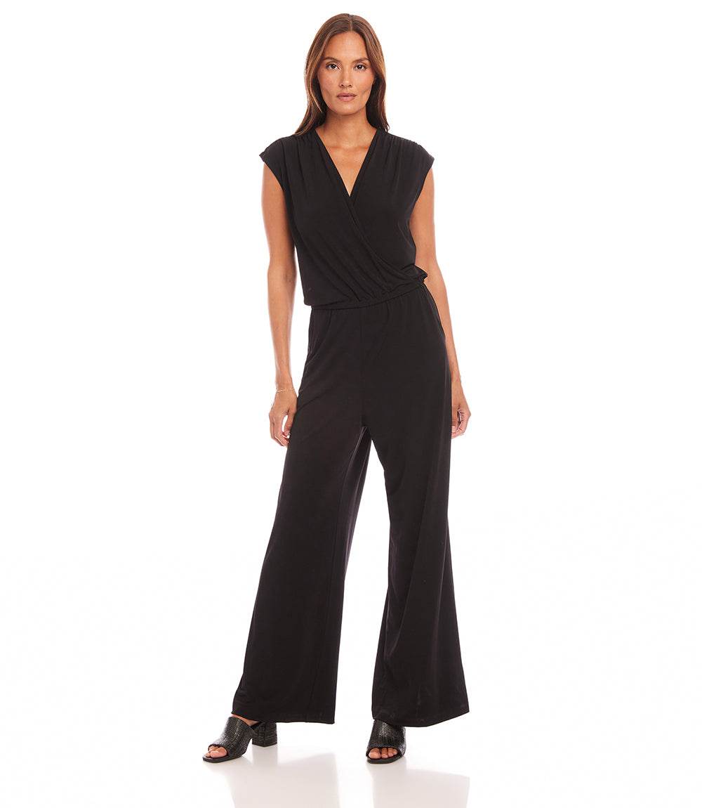 Sleeveless Travel Jersey Jumpsuit