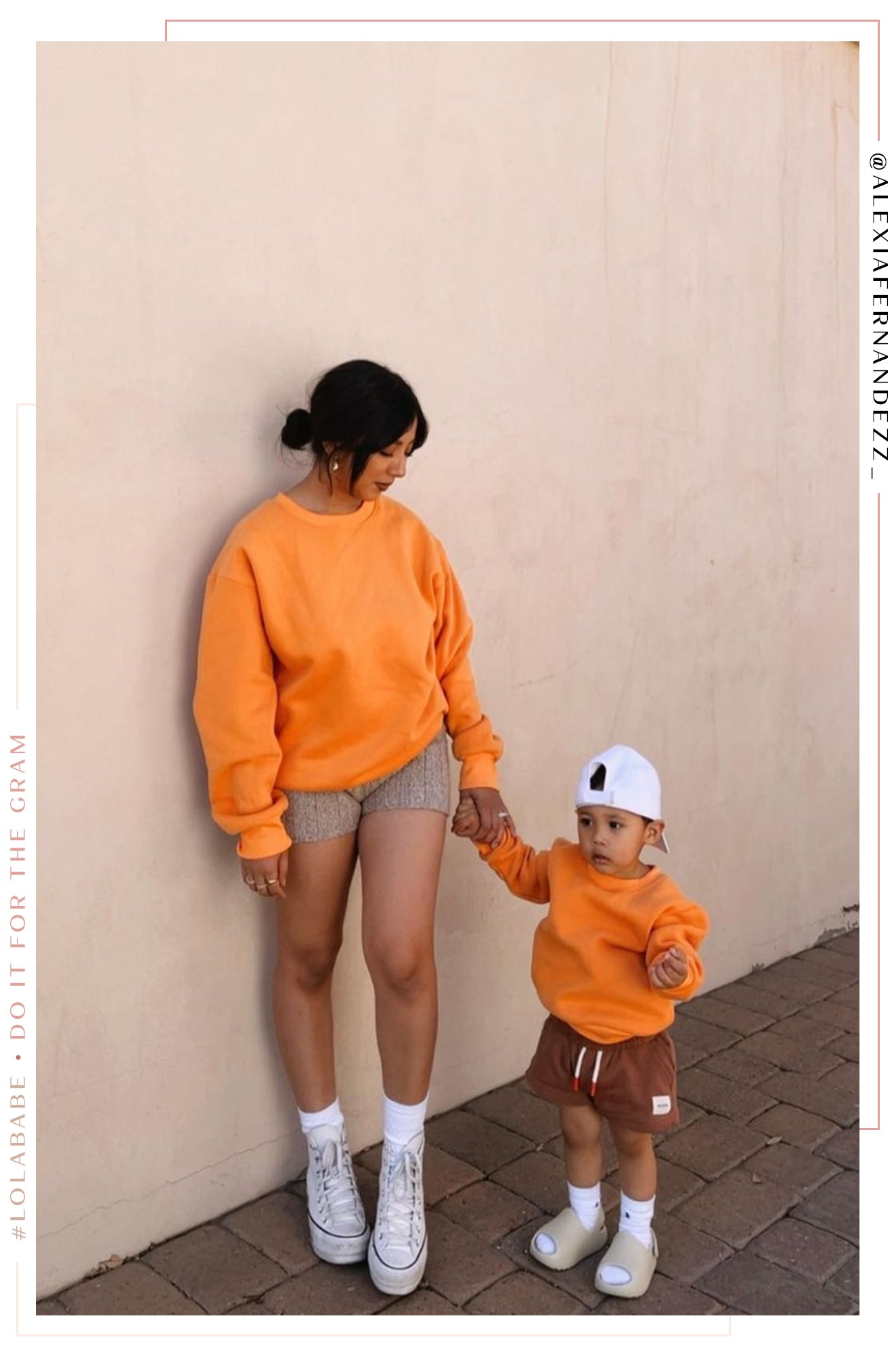 Cozy Feels Adult Crewneck Sweater - Orange