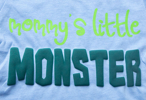 Black PARART 3D Puff Heat Transfer Vinyl (HTV)