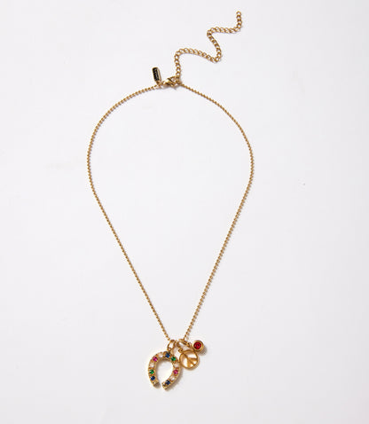 Charm Cluster Necklace
