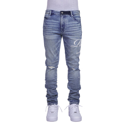 Bryant Cursive Ciel Wash Denim