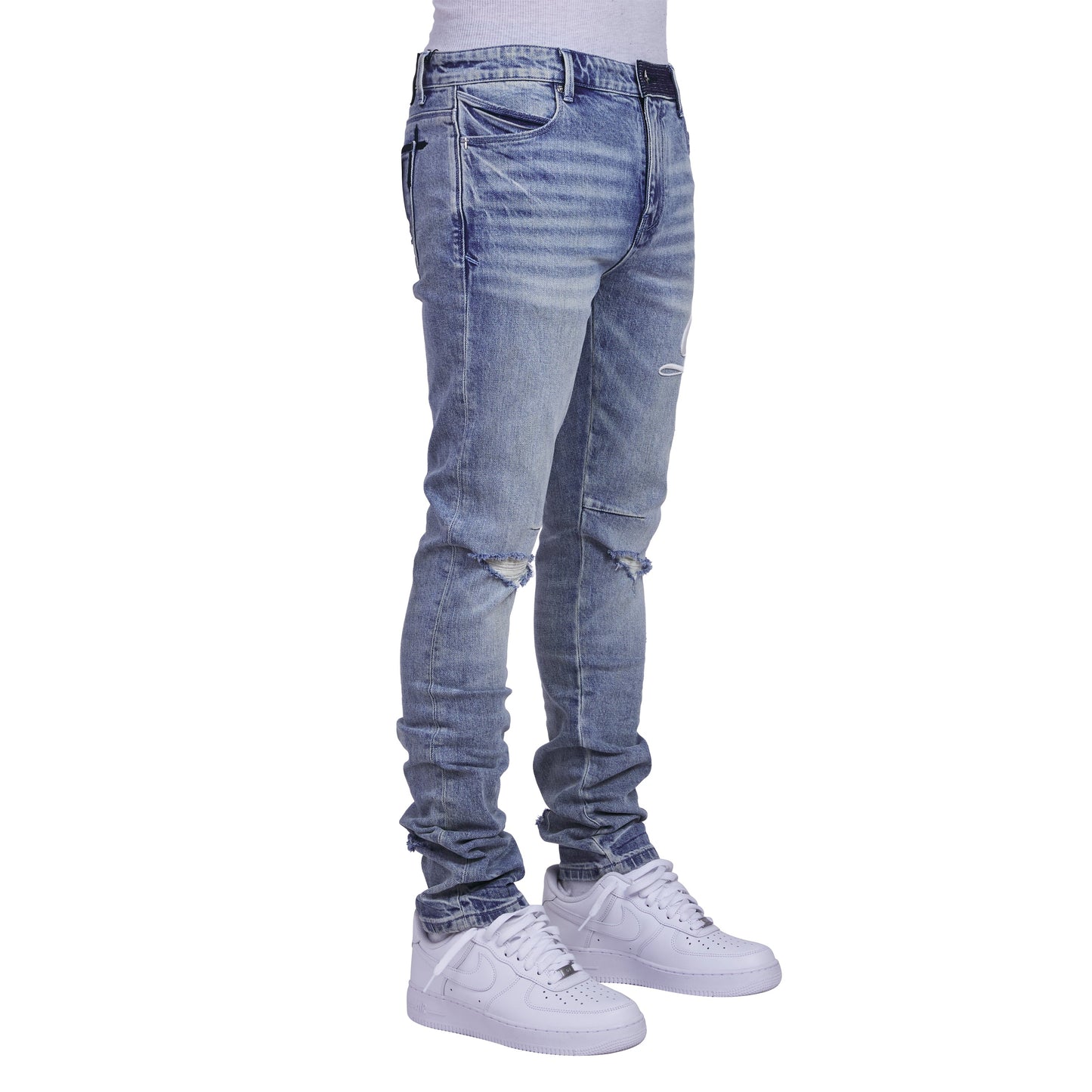 Bryant Cursive Ciel Wash Denim