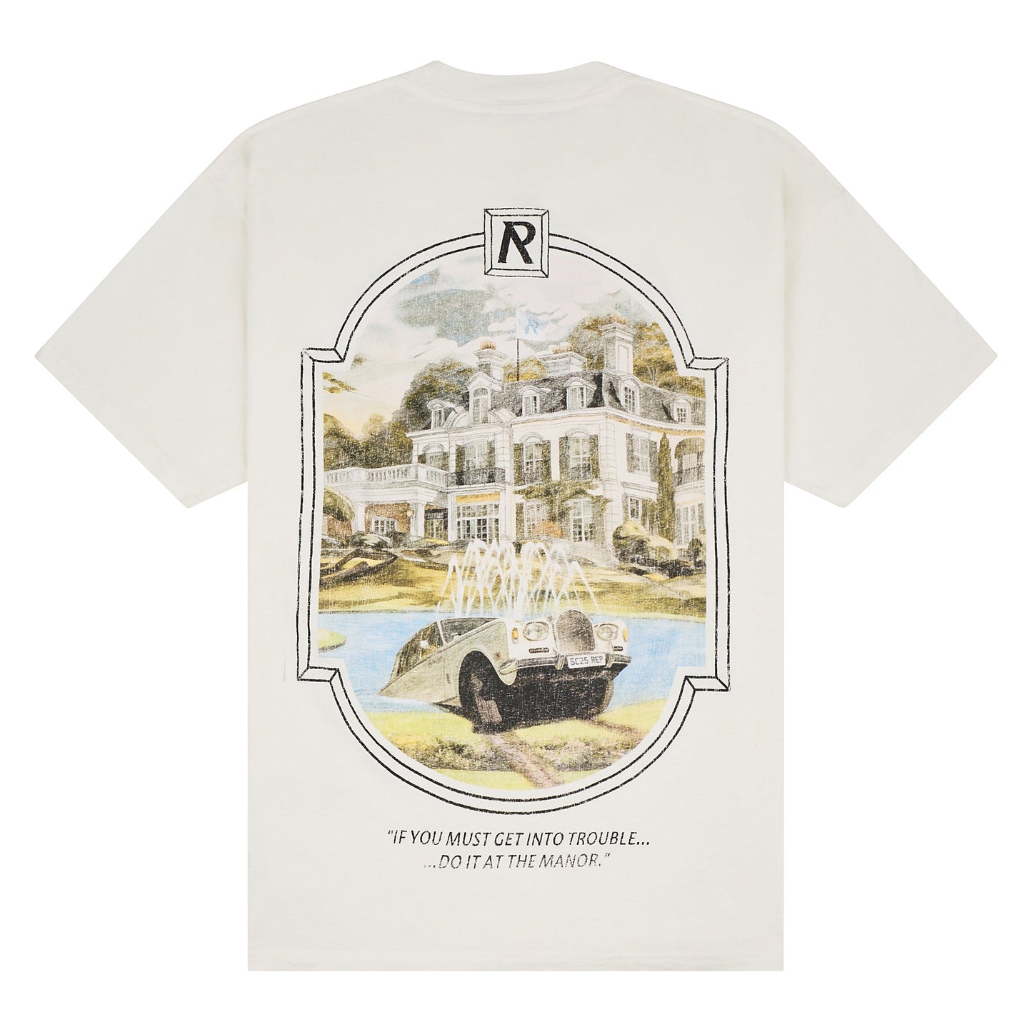 Revere Manor Tee | Aged White