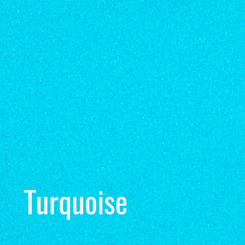 15" Turquoise - Siser StripFlock Pro Heat Transfer Vinyl (HTV)