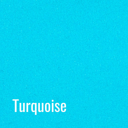 15" Turquoise - Siser StripFlock Pro Heat Transfer Vinyl (HTV)