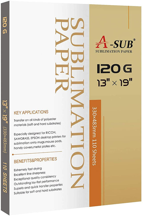 A-SUB 120 G Sublimation Paper 13" x 19"