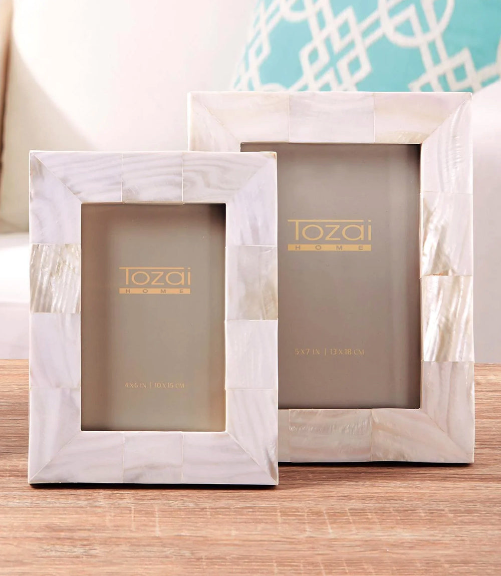 Mother Of Pearl Picture Frame, 4"x 6"