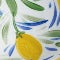 Hand-Painted Small Lemon Vase