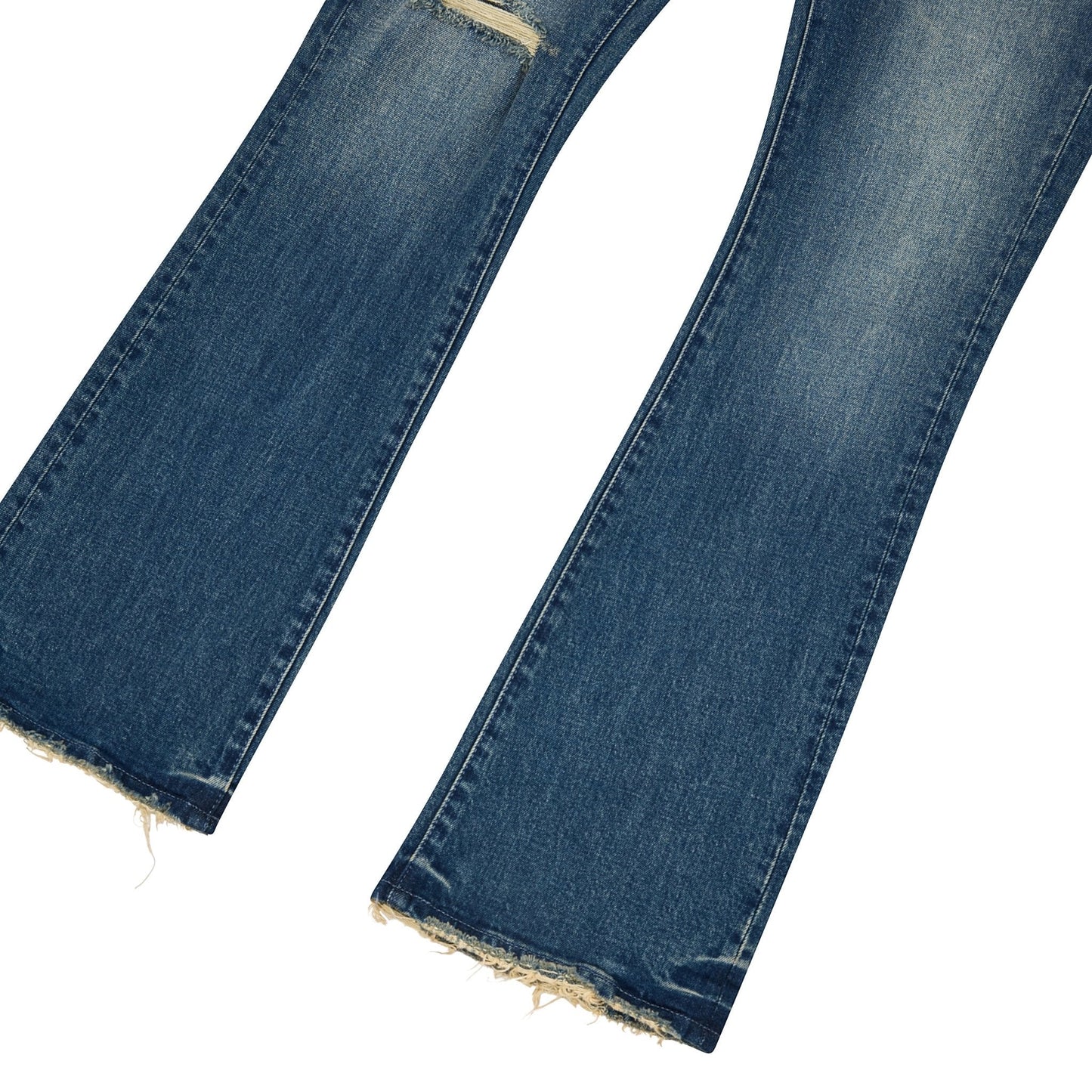 Alloy Distressed Flared Denim