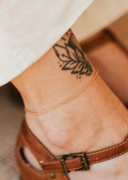 Baby Goldie Anklet
