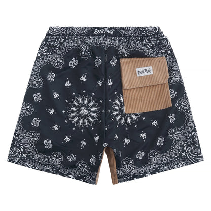 Bandana Mash Up Short | Black