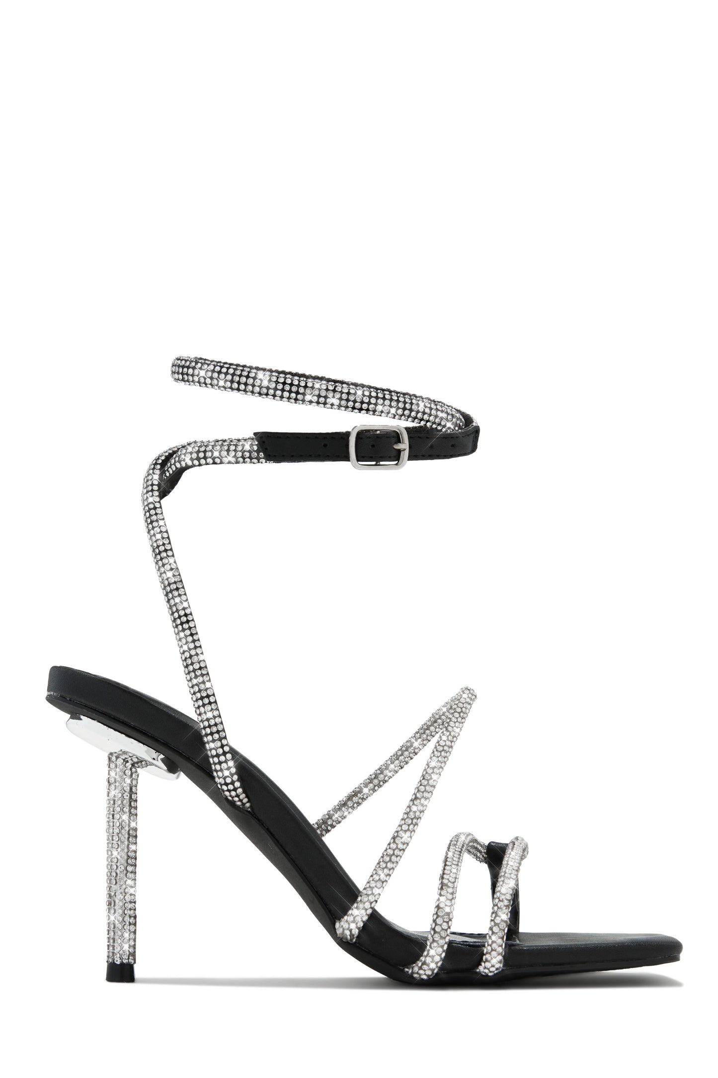 Ayiana Embellished Heels - Black