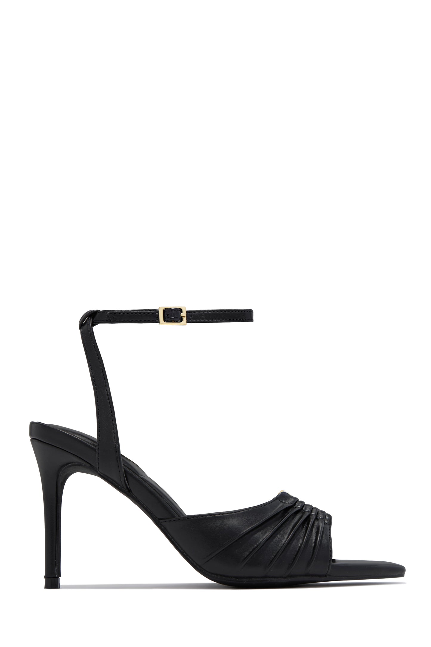 Anahi Single Sole Mid Heels - Black