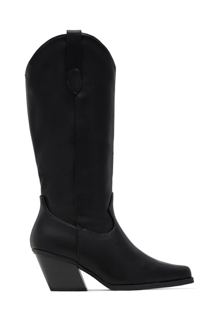 Festival Forever Cowgirl Boots - Black