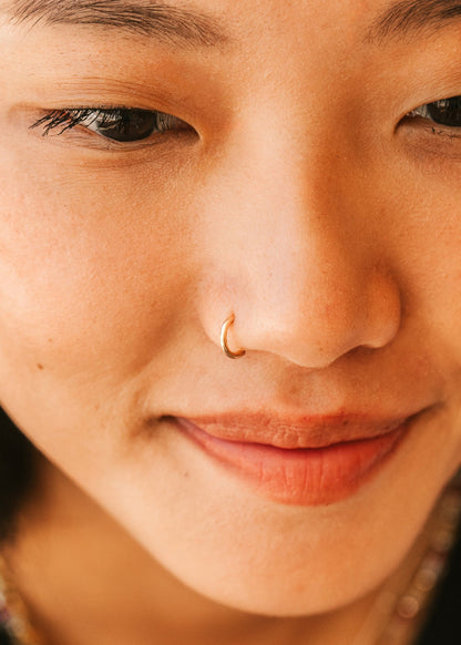 Bold Nose Hoop