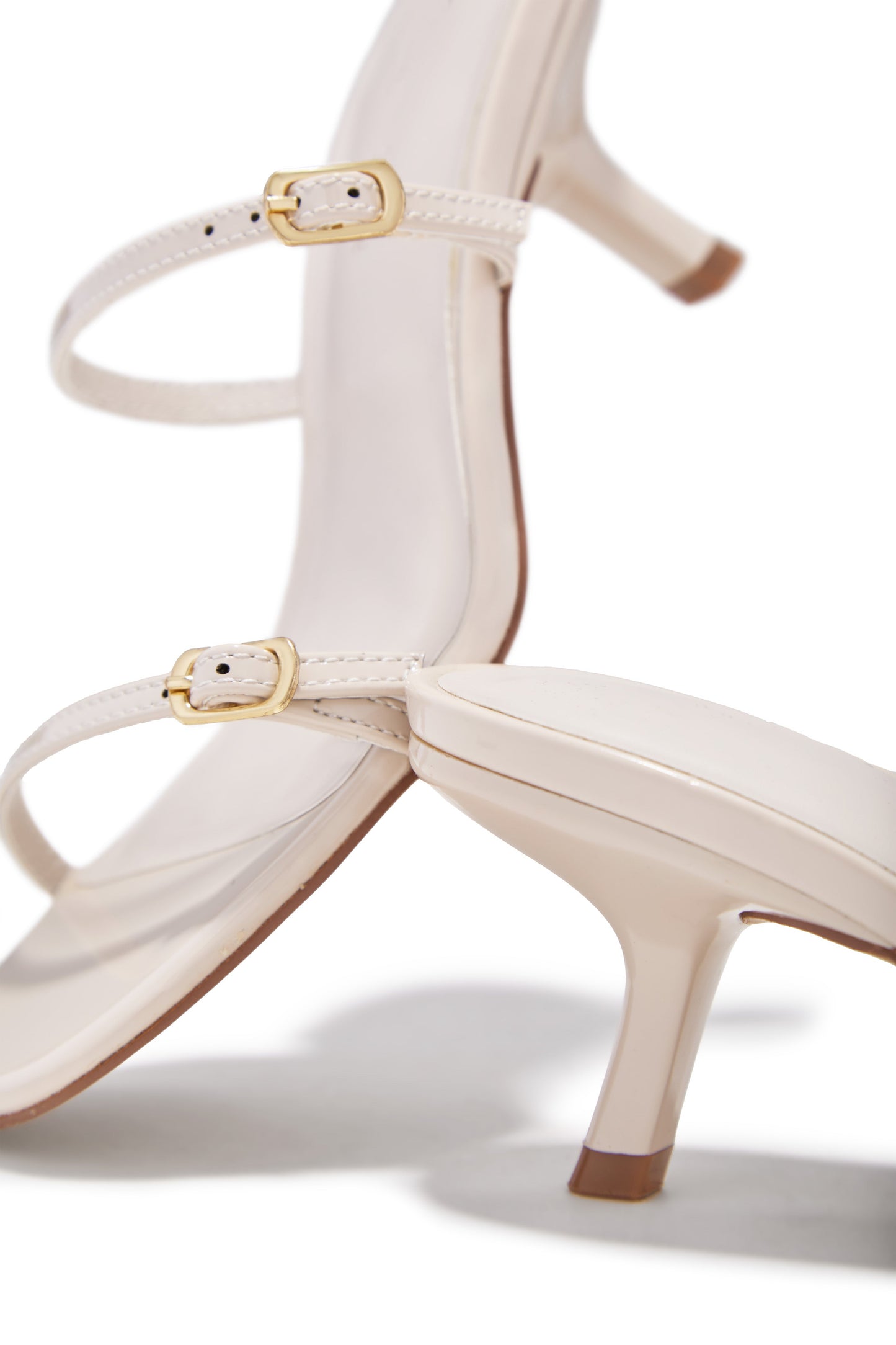 Disna Mid Heel Mules - Bone