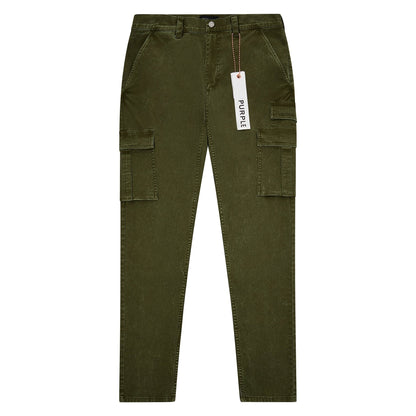 Brushed Twill Cargo Pant | Green