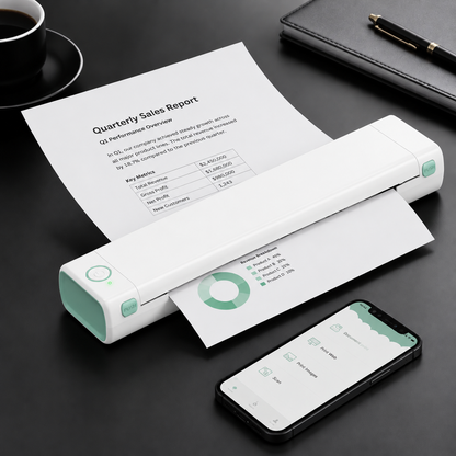 🔥🔥Portable Printer Wireless, Compatible With Phone & Laptop