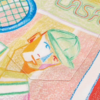 Crayon Tennis Player Shirt