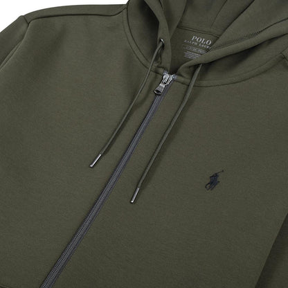 Double-Knit Full Zip Tech Hoodie | Company Olive