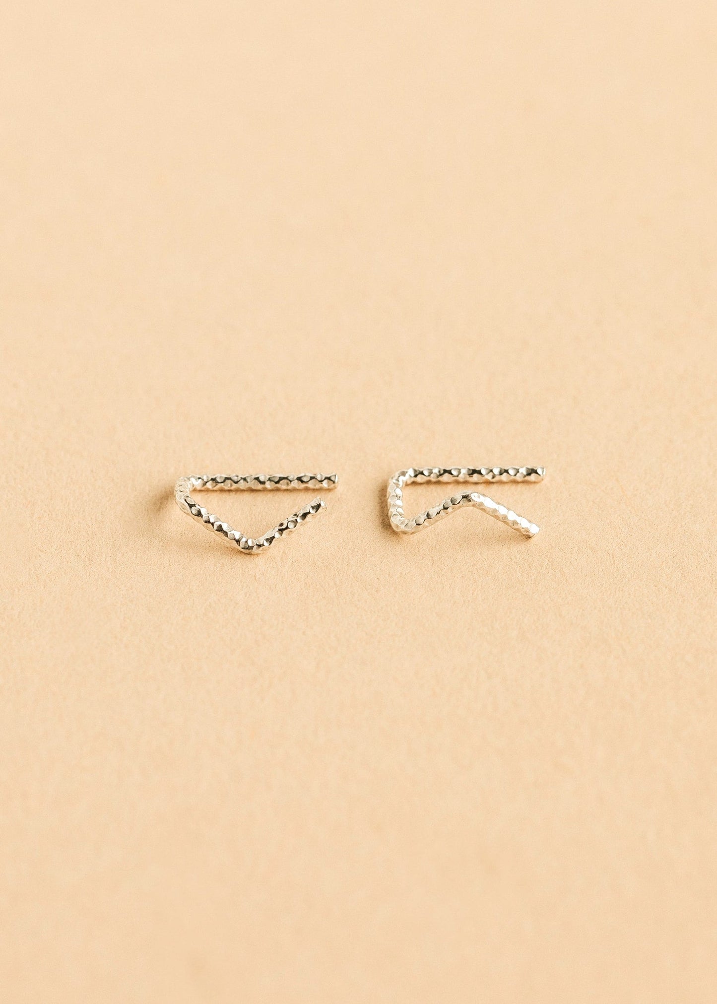 Tiny V Ear Climbers