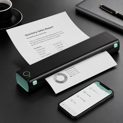 🔥🔥Portable Printer Wireless, Compatible With Phone & Laptop