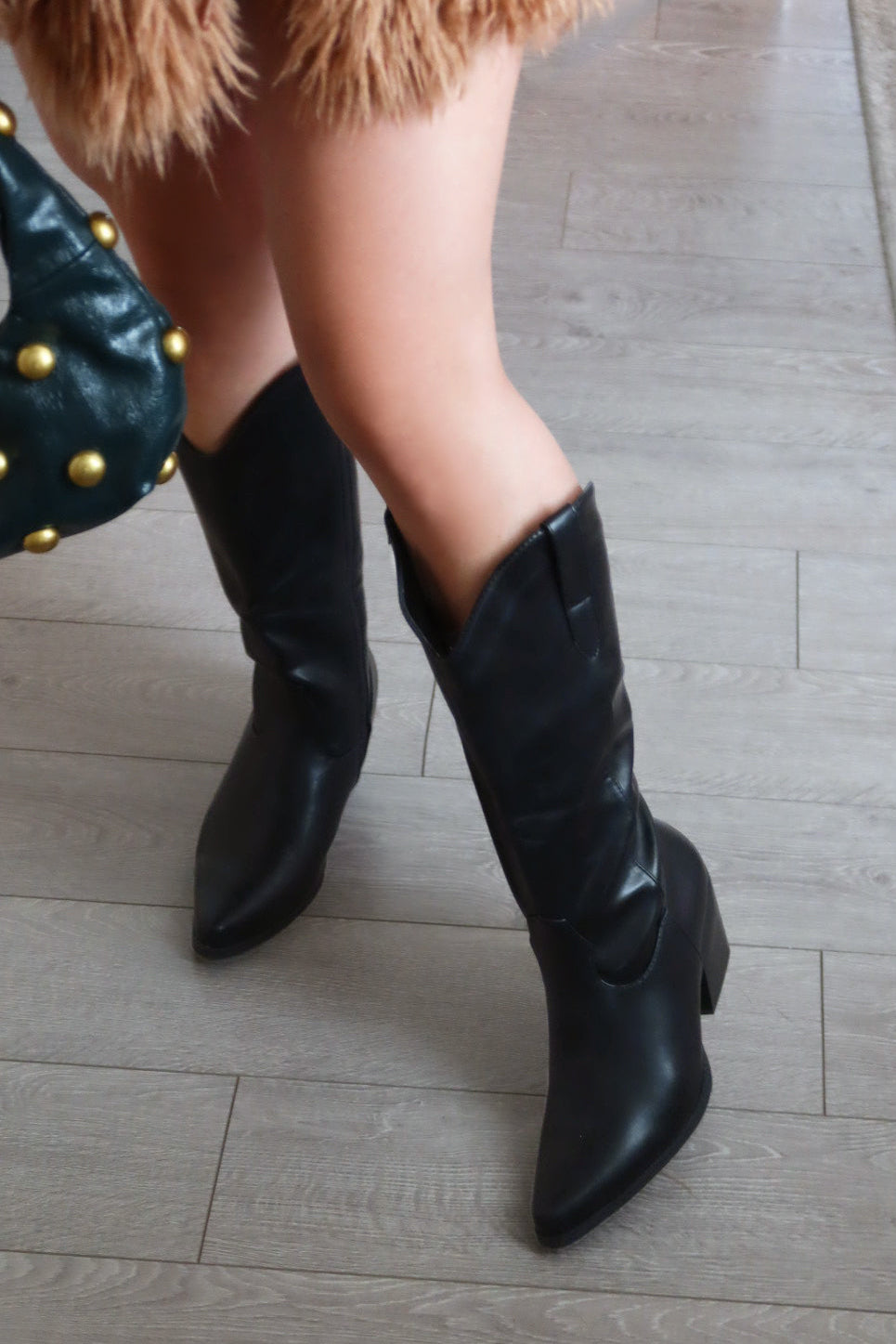 Festival Forever Cowgirl Boots - Black