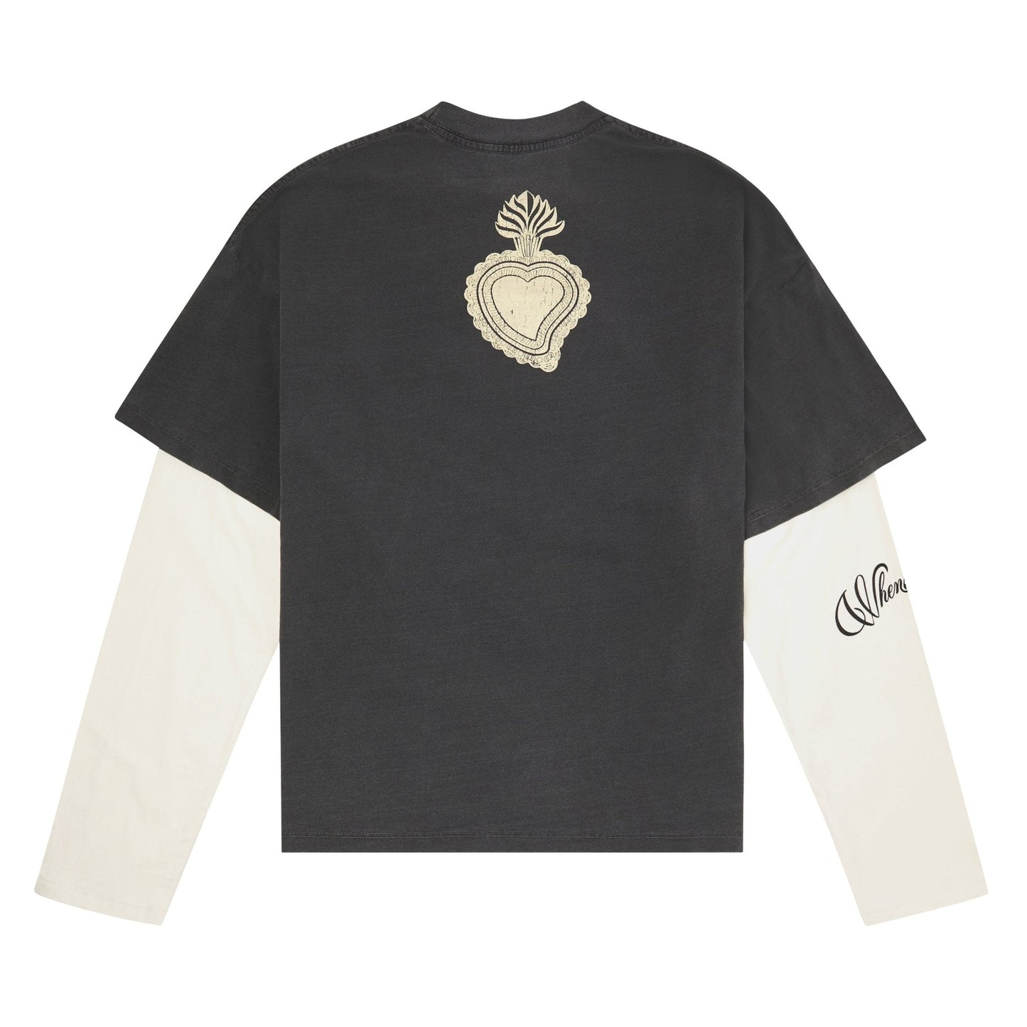 Fumi Rhinestone Double Sleeve Tee
