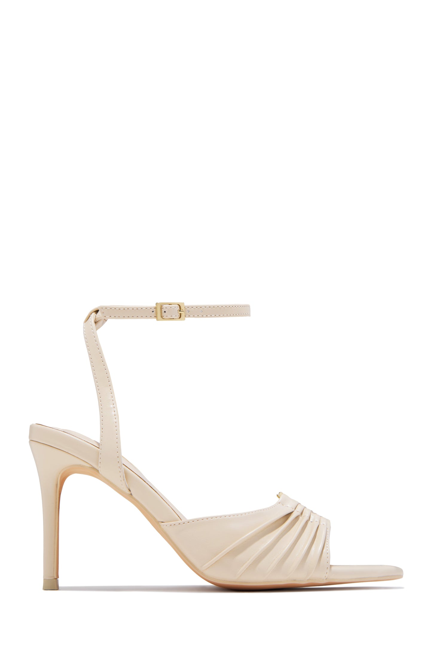 Anahi Single Sole Mid Heels - Ivory