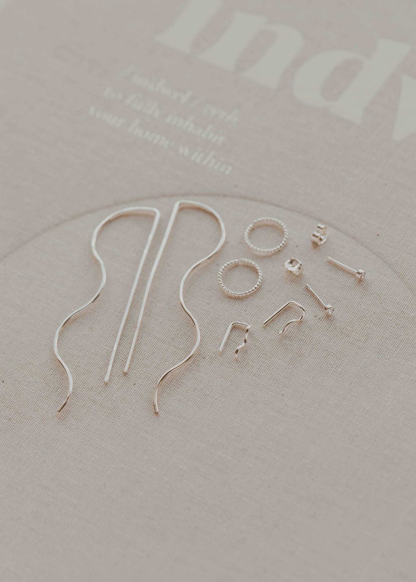 Waves Earring Set - Silver