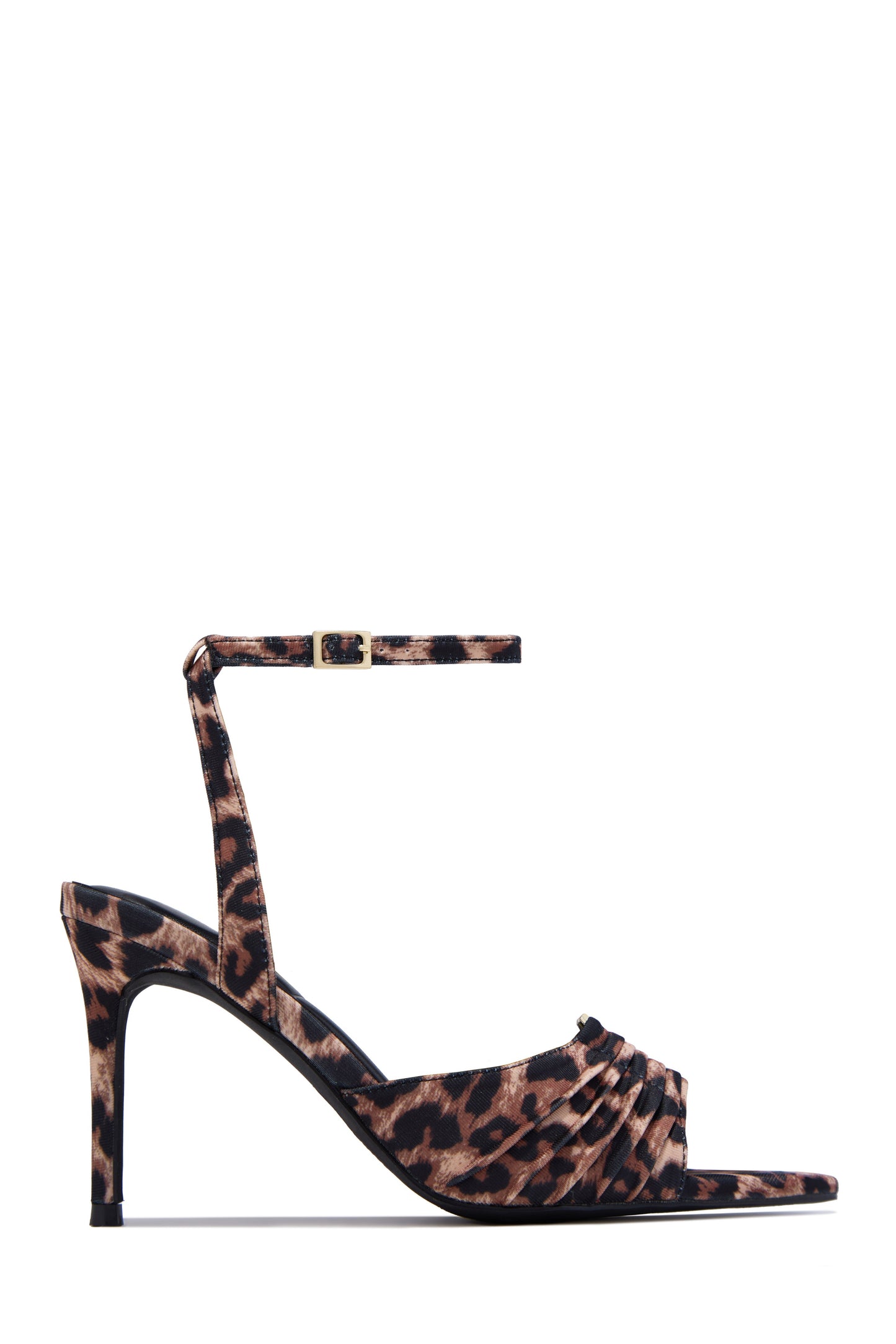 Anahi Single Sole Mid Heels - Leopard