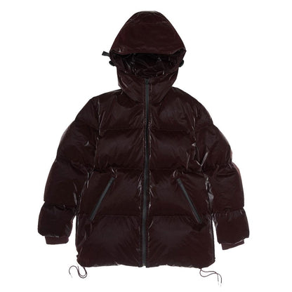 Liquid Nylon Puffer Coat