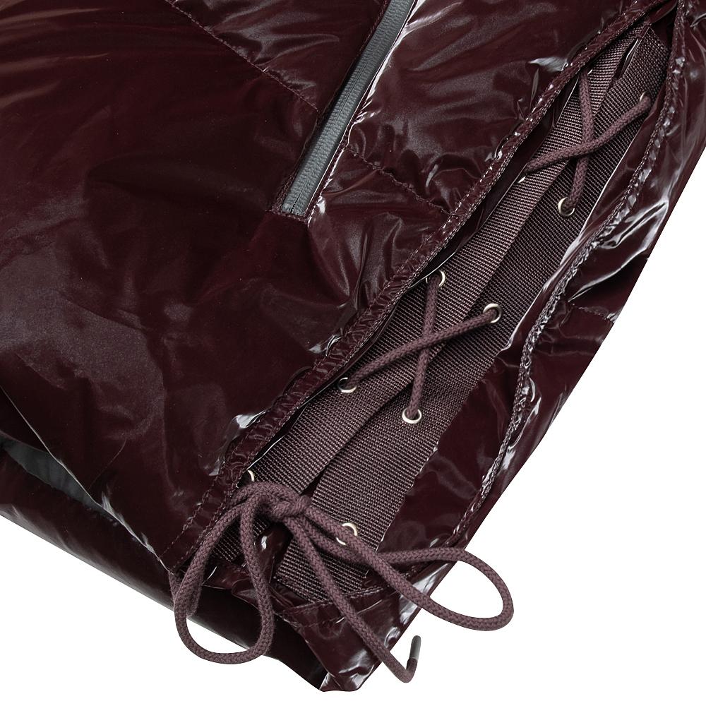 Liquid Nylon Puffer Coat
