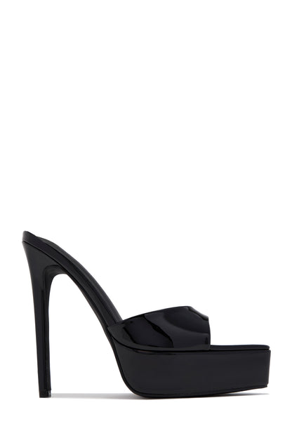 Stassi Platform Heels - Black