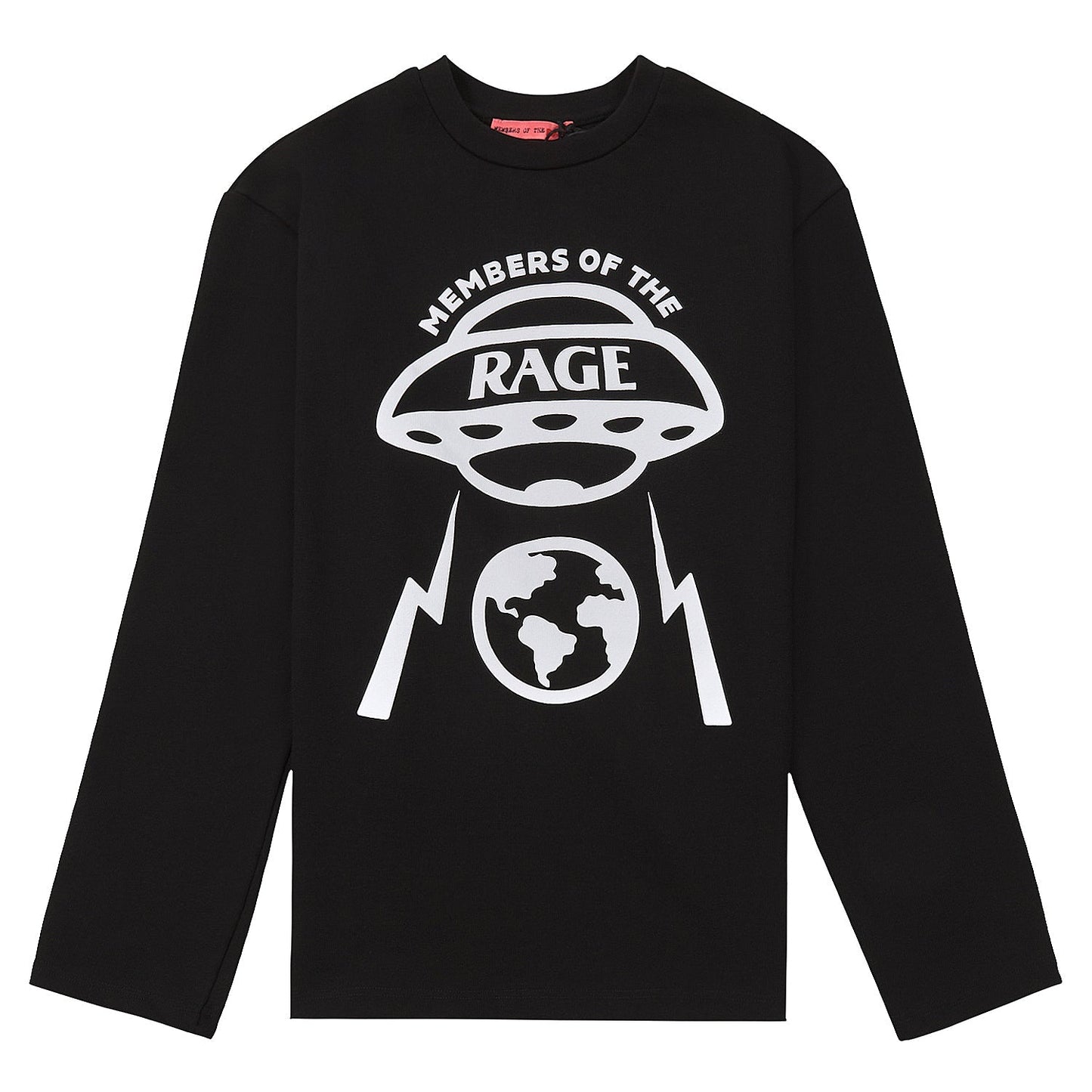 Oversized Logo L/S Tee | Black